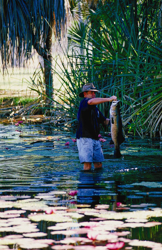 Douglas region fishing - courtesy of NTTC Northern Territory tourism for Katherine regional tourism